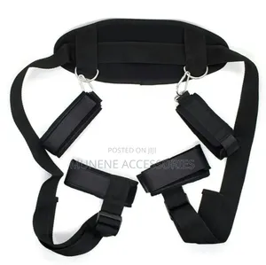 Sex Couple Restraint Bondage Sex Bed Tied Up Kit Neck to Ankle Cuffs