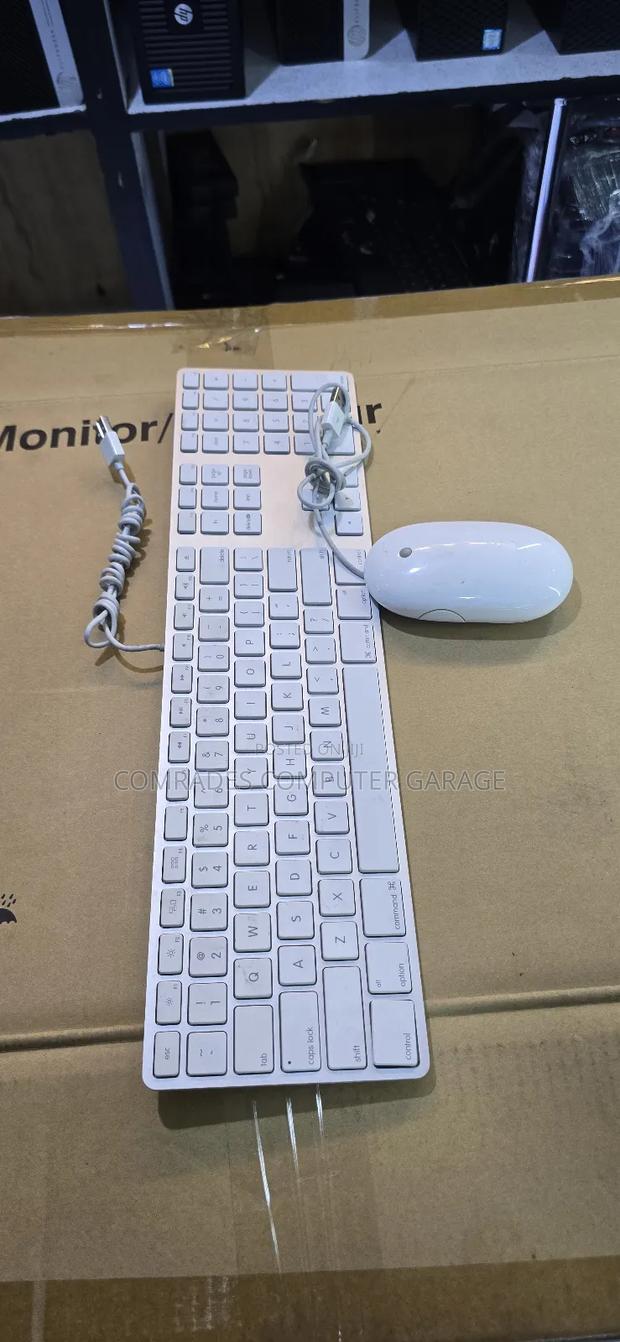 Apple Aluminium Keyboard With a Numeric Keypad and Mouse - thumbnail 2
