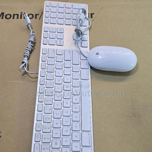 Apple Aluminium Keyboard With a Numeric Keypad and Mouse - main view