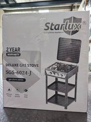 Starlux 4 Burner Cooker With Storage Shelves