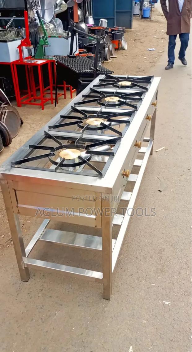 High Pressure 4 Burner Comes With High Pressure Regulator - main view