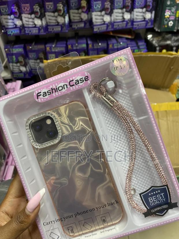 Lukap Marble Wrist Strap Chain Phone Case for iPhone 13 - thumbnail 3