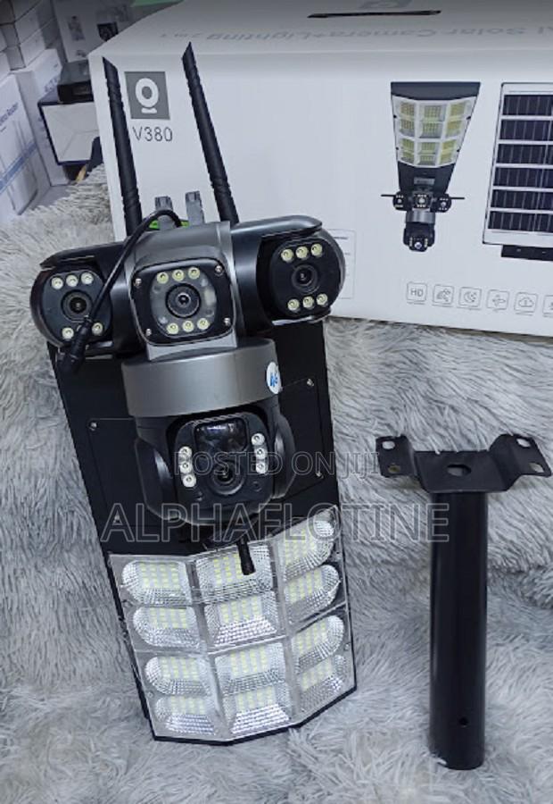 Solar Camera Lighting – 180w Outdoor CCTV Camera - main view
