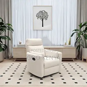 Home Sofa; Adjustable Reclining Leather Sofa With Comfort Cushions