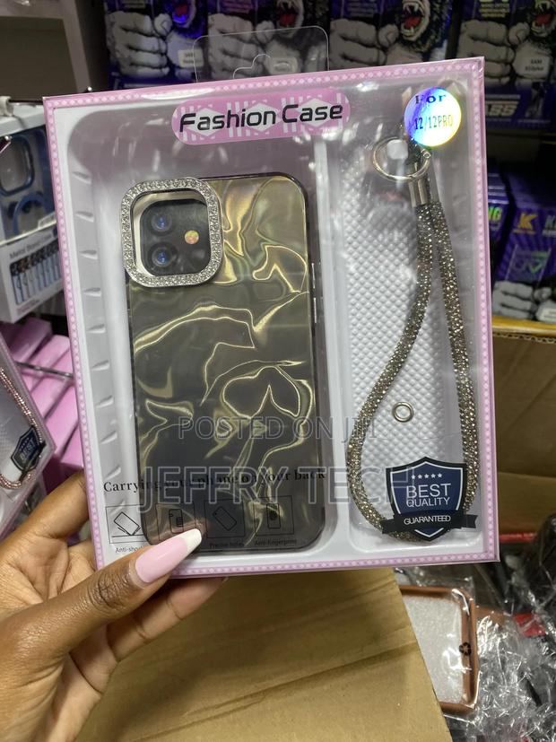 Alukap Marble Wrist Strap Chain Phone Case for iPhone 12 Pro - main view