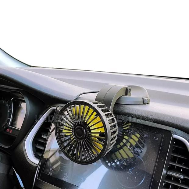 *Universal Mini Auto Cooling Roratable Car Fans* - thumbnail 2