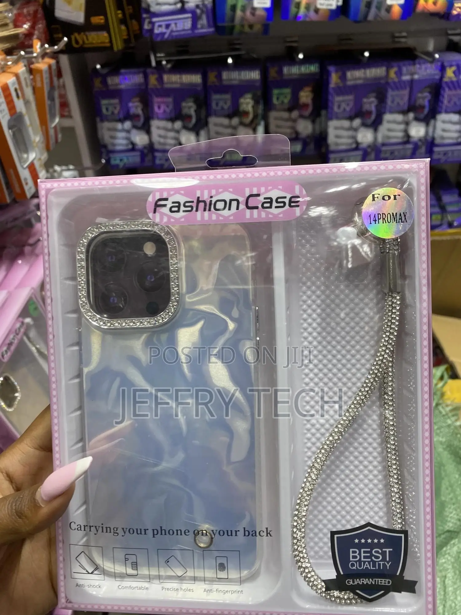 Verty Marble Wrist Strap Chain Phone Case for iPhone 14 Pro Max
