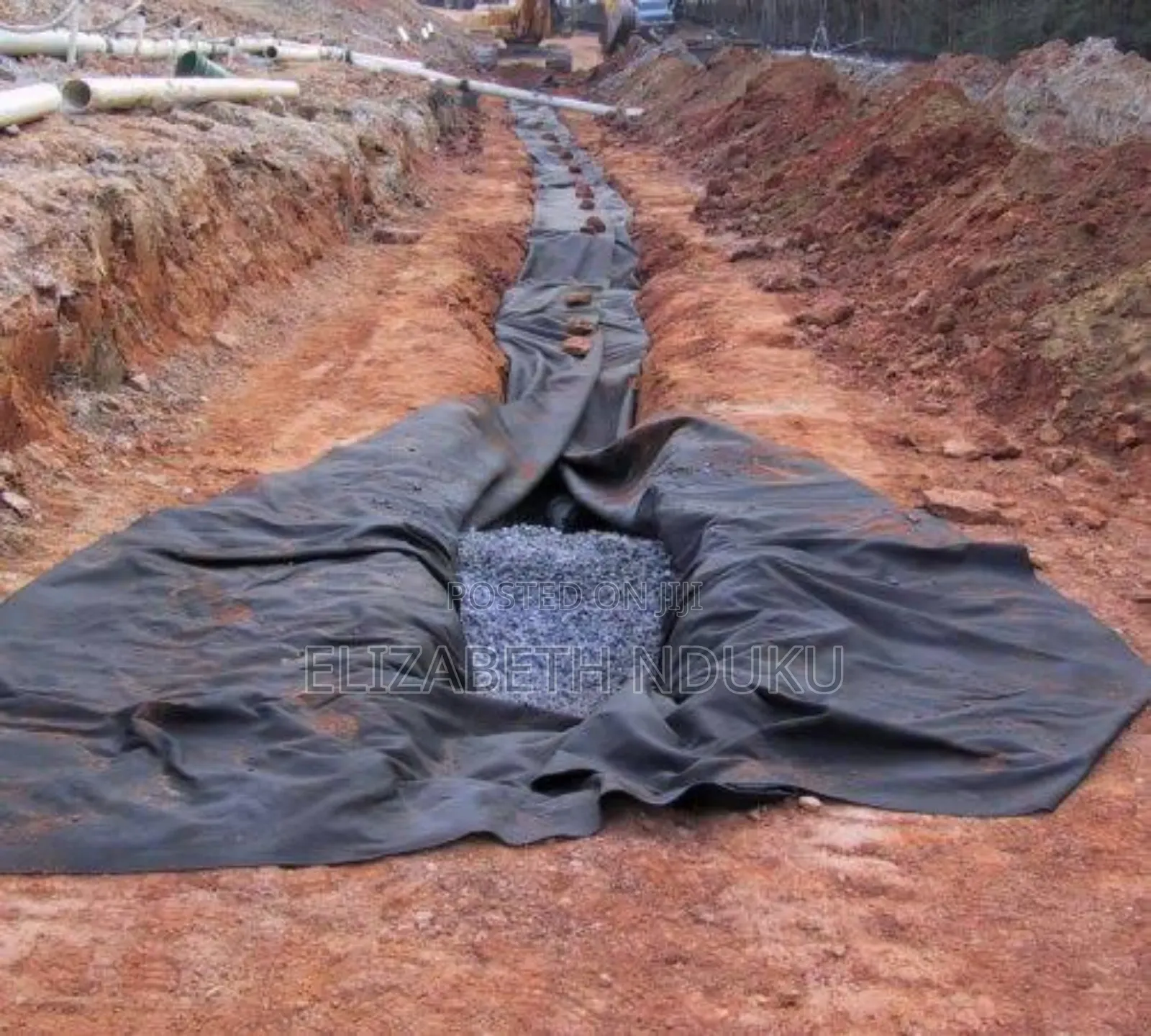 Ground Reinforcement 300 GSM Terram Geotextile Membrane