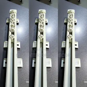 Single Channel Aluminium Track Rails Plus Stopper