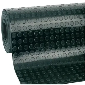 Abrasion-Resistant Rubber Coin Studded Mat