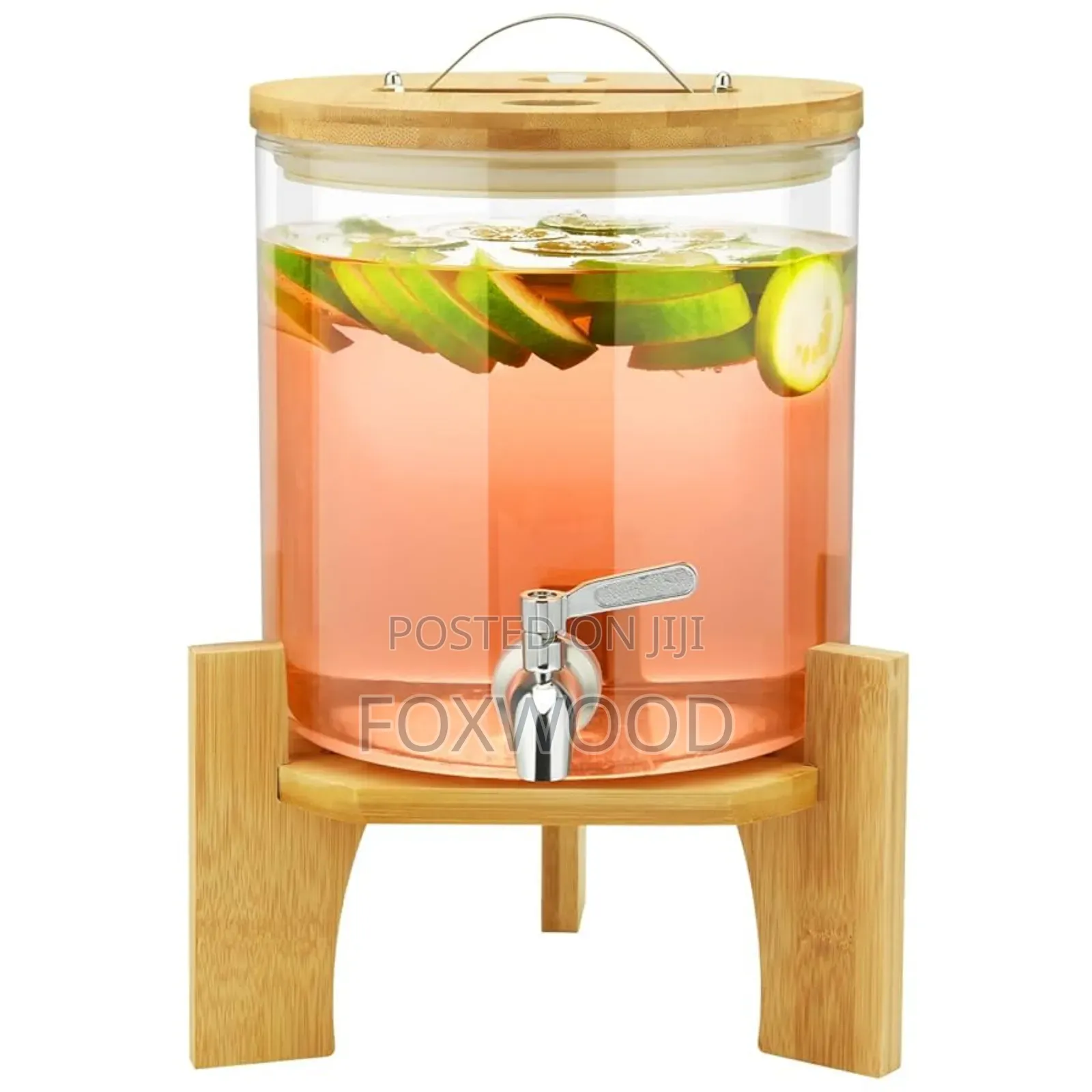 Bamboo Base and Glass Lid