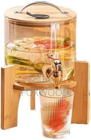 Bamboo Base and Glass Lid