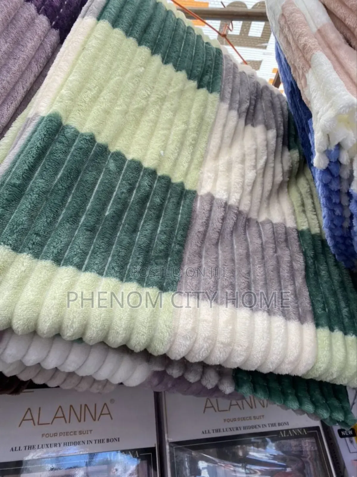Checked Velvet Fleece Blankets Available