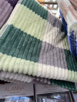 Checked Velvet Fleece Blankets Available
