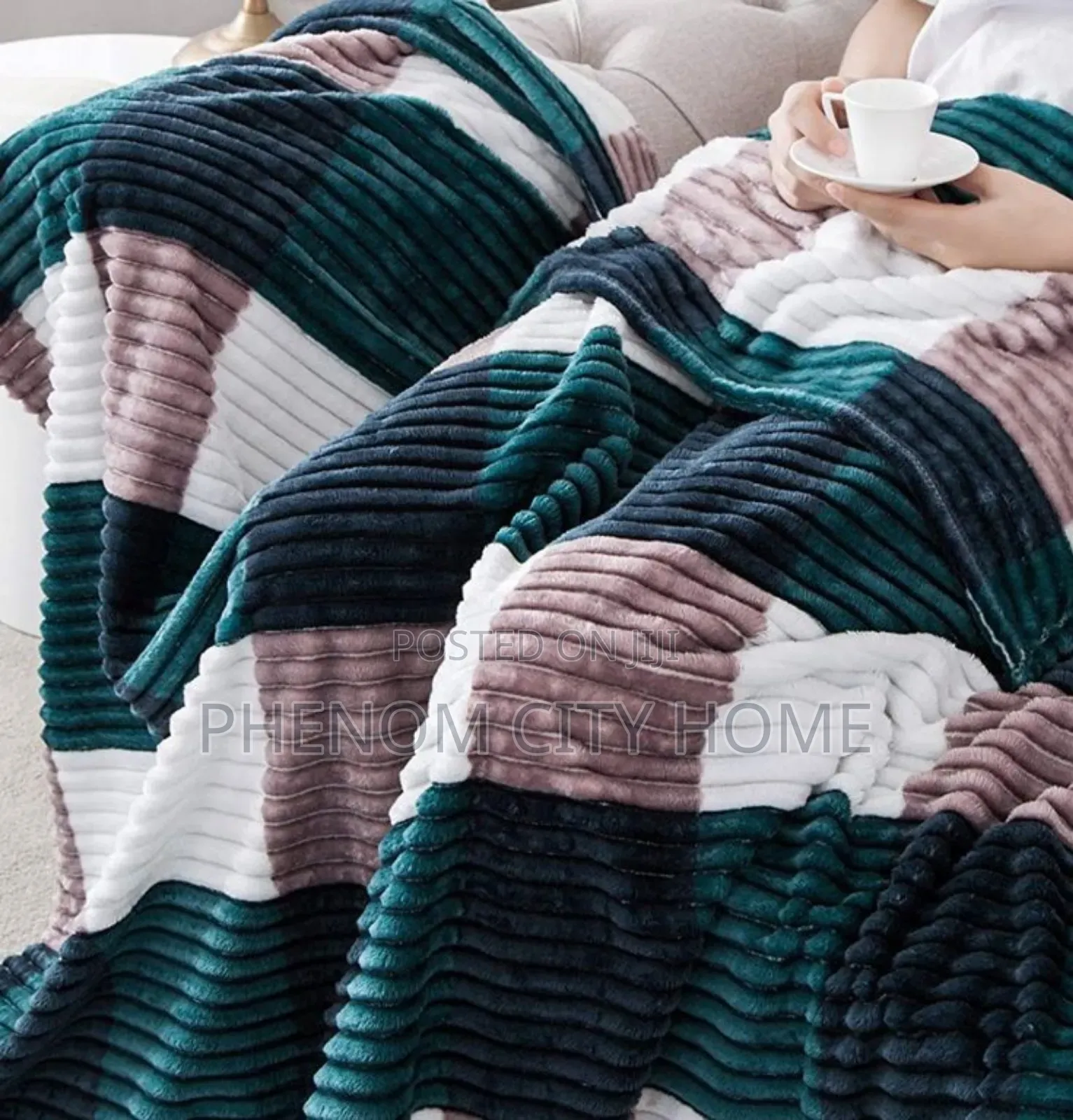 Checked Velvet Fleece Blankets Available