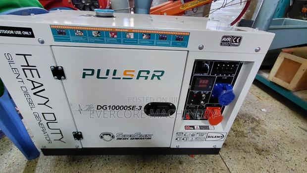 Pulsar Uk Diesel Silent Generator 10kva Single/Three Phase.