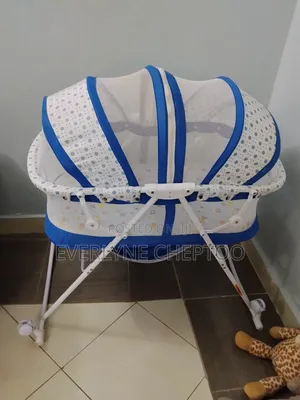 Foldable Baby Bassinet With Net and Wheels