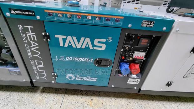 Tavas Heavy Duty Diesel Silent Generator 10kva Commercial.