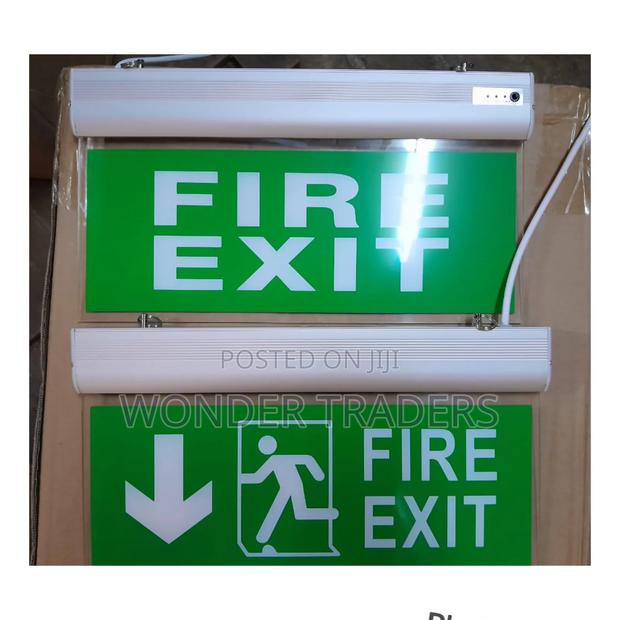 Led Fire Exit Sign Acrylic Double Face