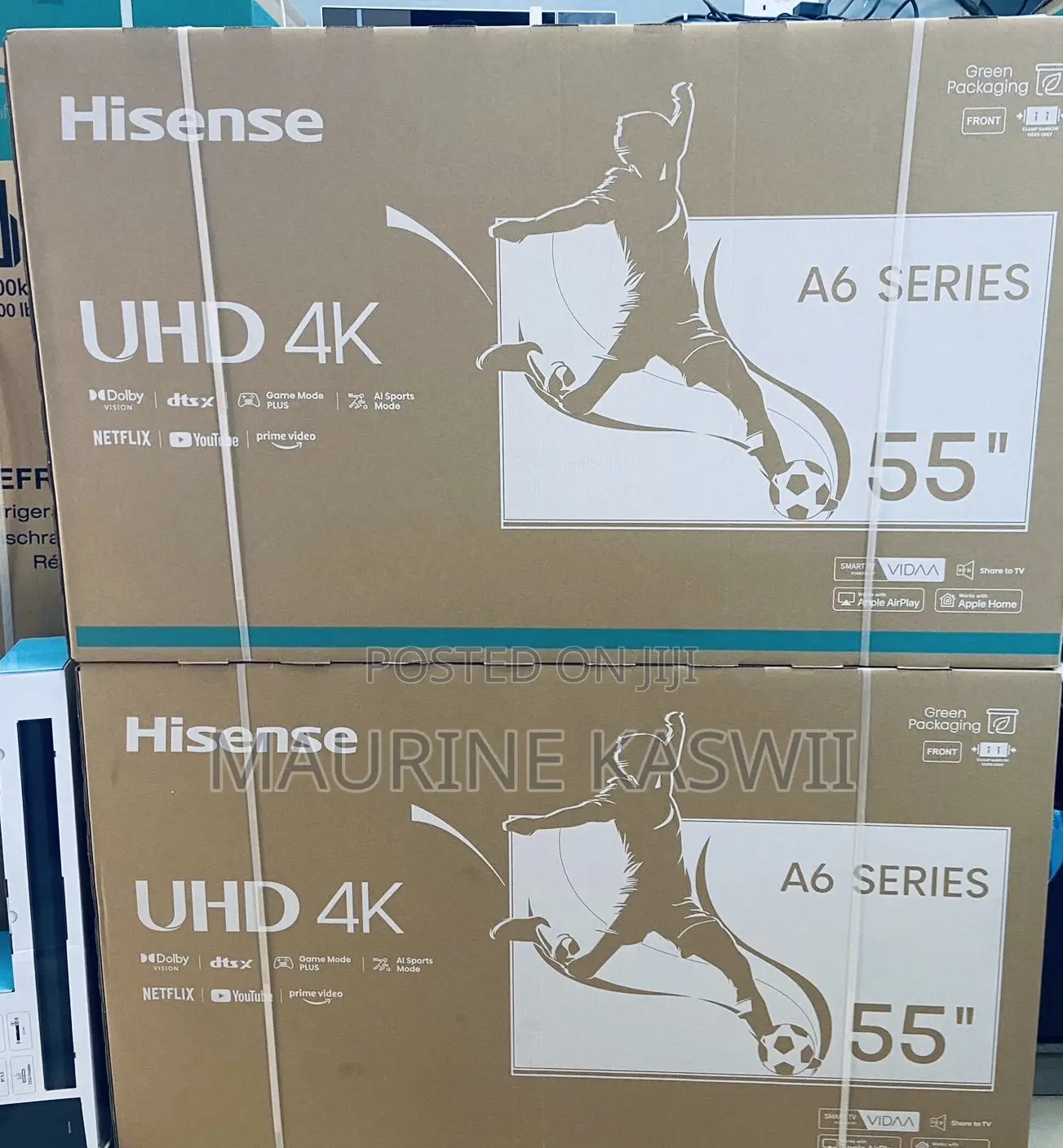 Hisense 55” Inch A6 Smart Tv -2025 (55a6