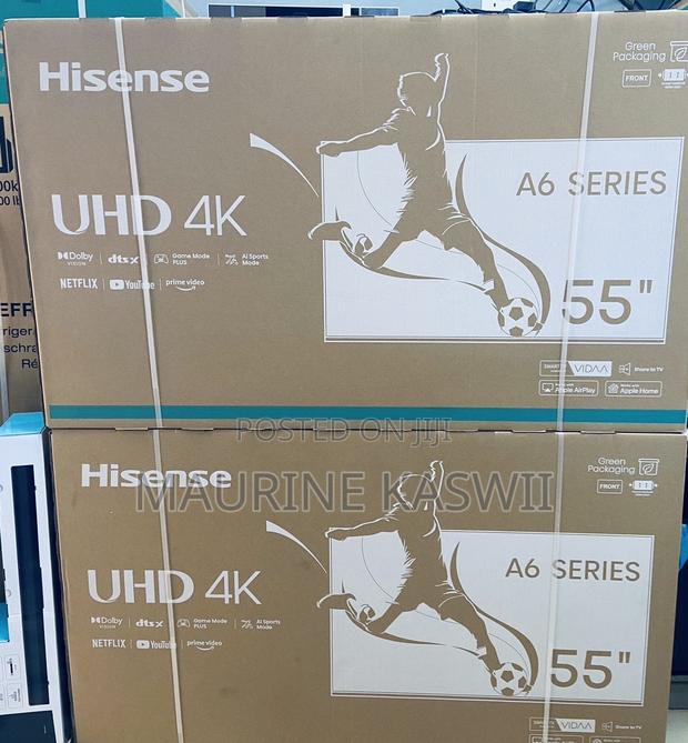 Hisense 55” Inch A6 Smart Tv -2025 (55a6