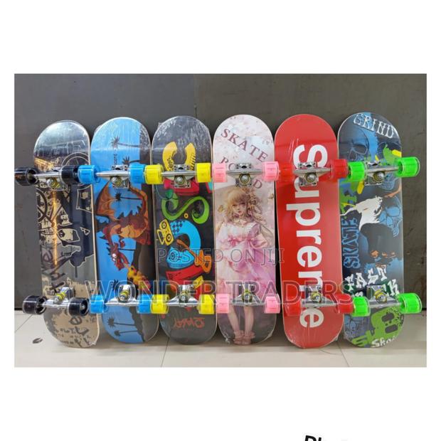 Long Skate Board
,With Grip Tape/ Antislide at the Top