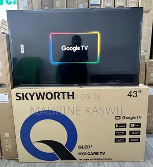 Skyworth 43q5600h , 43" Qled Google Tv 2025 - Black (1yr Wrty)