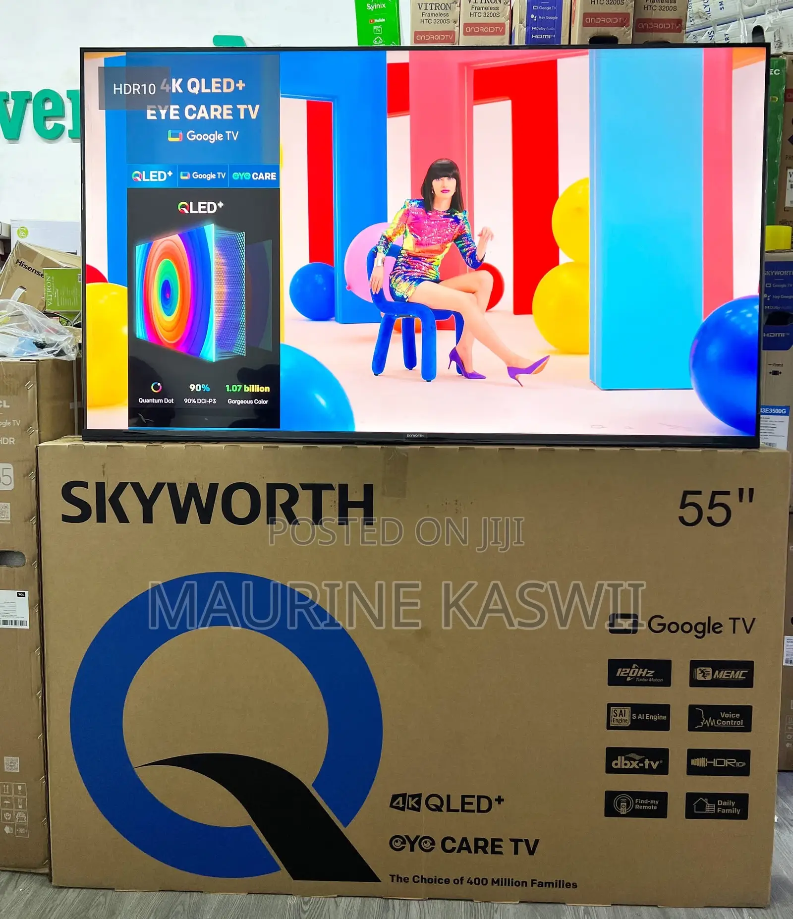 Skyworth 55” Qled Smart Google (2025