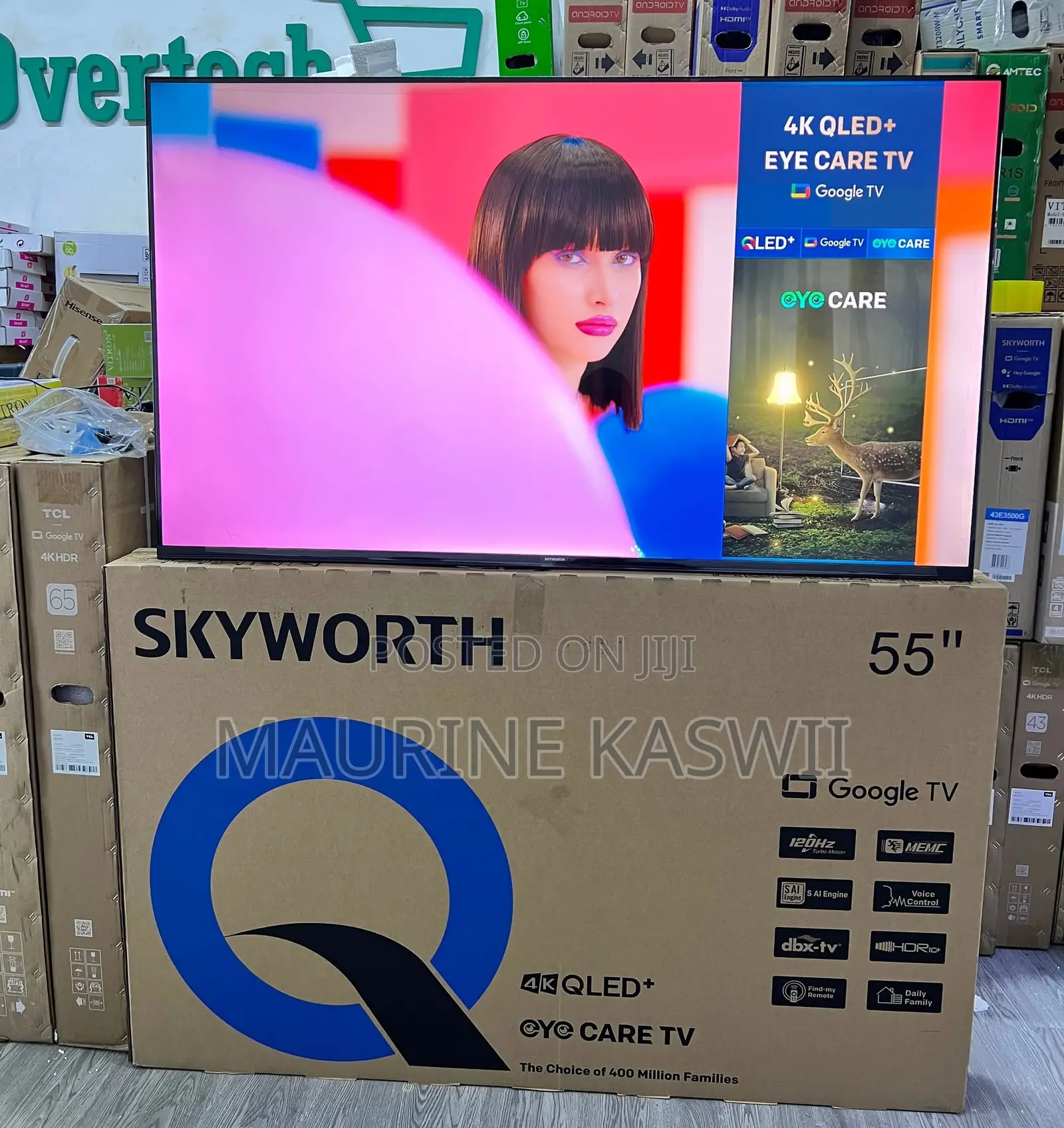Skyworth 55′′ 55q6500 (New2025)Qled Google