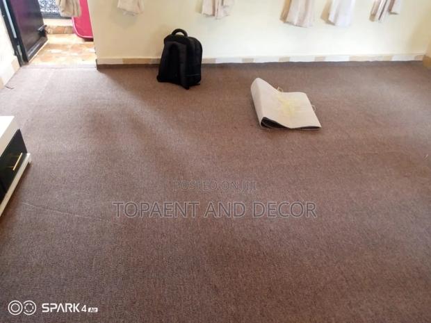 Soft Beige Velvet Touch Wall to Wall Carpet - main view