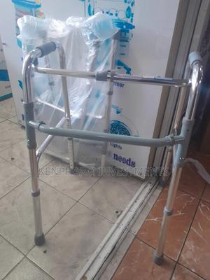 Elderly Medical Walker, Foldable With Adjustable Height - main view