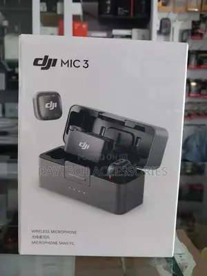 Dji Mic 3 (2 Tx + 1 Rx + Charging Case) Mic for iPhone/Camera/Android