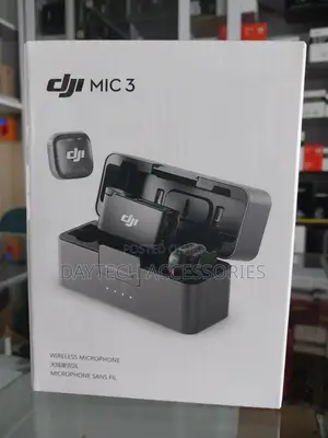 Dji Mic 3 (2 Tx + 1 Rx + Charging Case) Mic for iPhone/Camera/Android