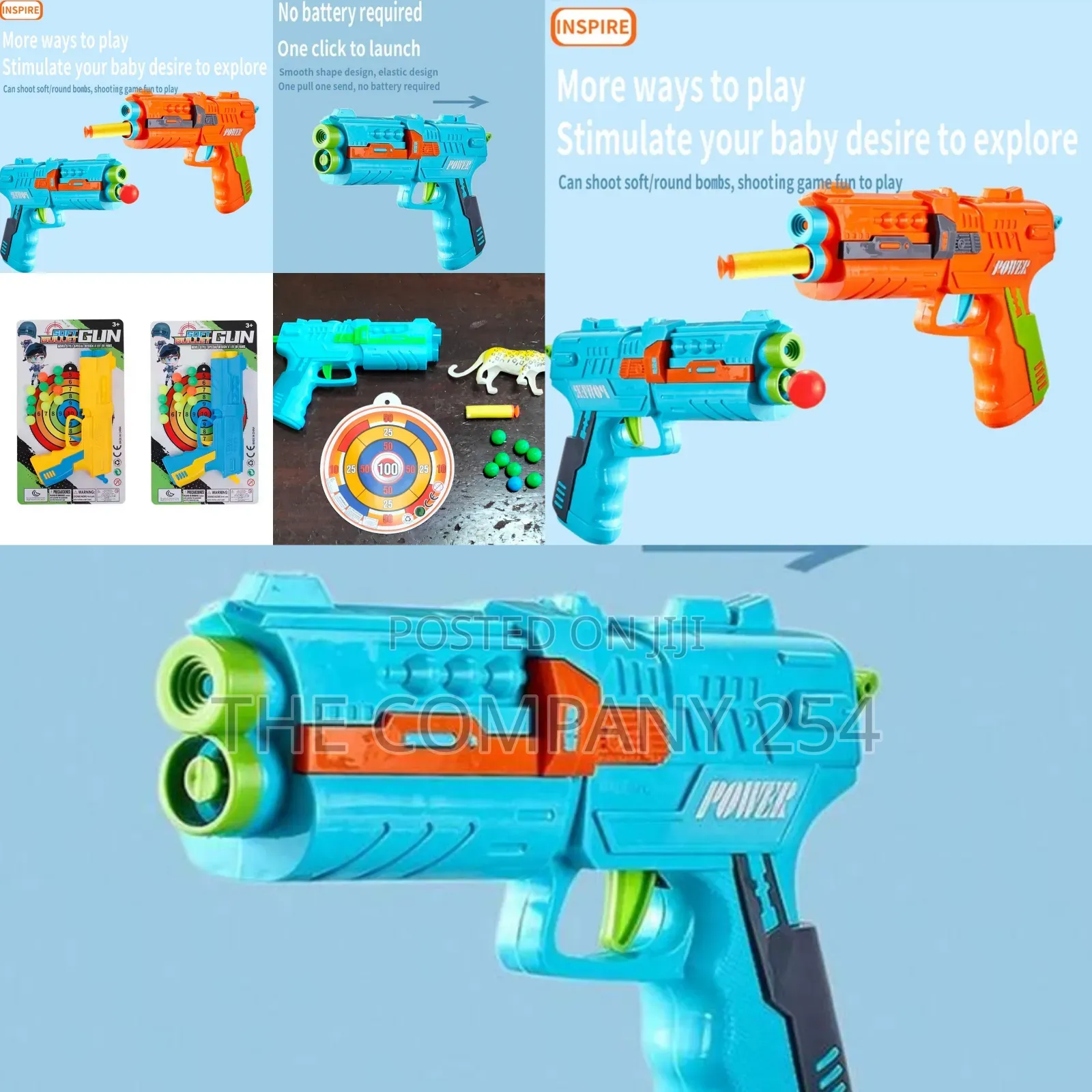 *Kids' Toy Gun With Simulation Structure and Target
