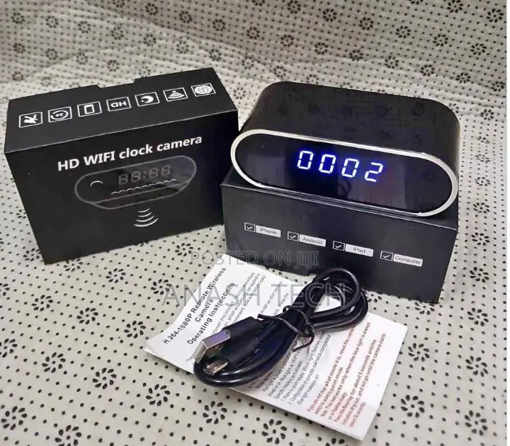 Hd Clock Installed Hidden Camera