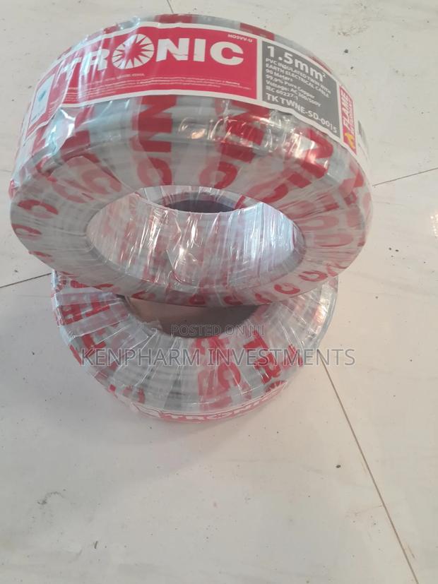 1.5mm Twin With Earth Copper Cable, 99.9% Pure Copper
