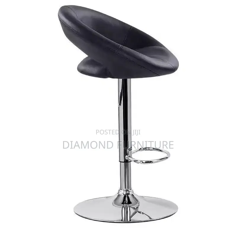 Modern Crescent Adjustable Swivel Office Bar Stool