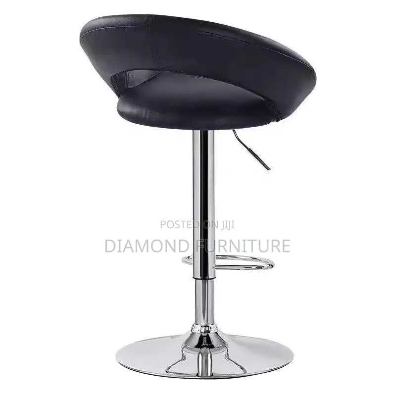Modern Crescent Adjustable Swivel Office Bar Stool