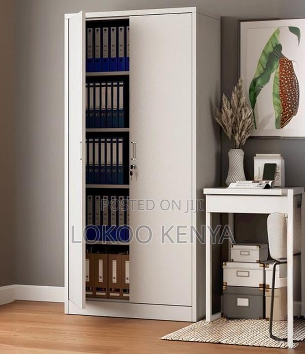 Office Cabinet : Metallic Office Cabinet With Dual Doors - thumbnail 2