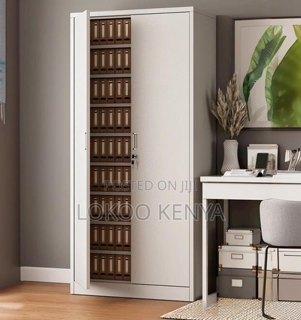 Office Cabinet : Metallic Office Cabinet With Dual Doors - thumbnail 3
