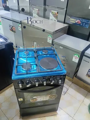 Roch 50×55 Freestanding 3 Gas + 1 Electric Cooker