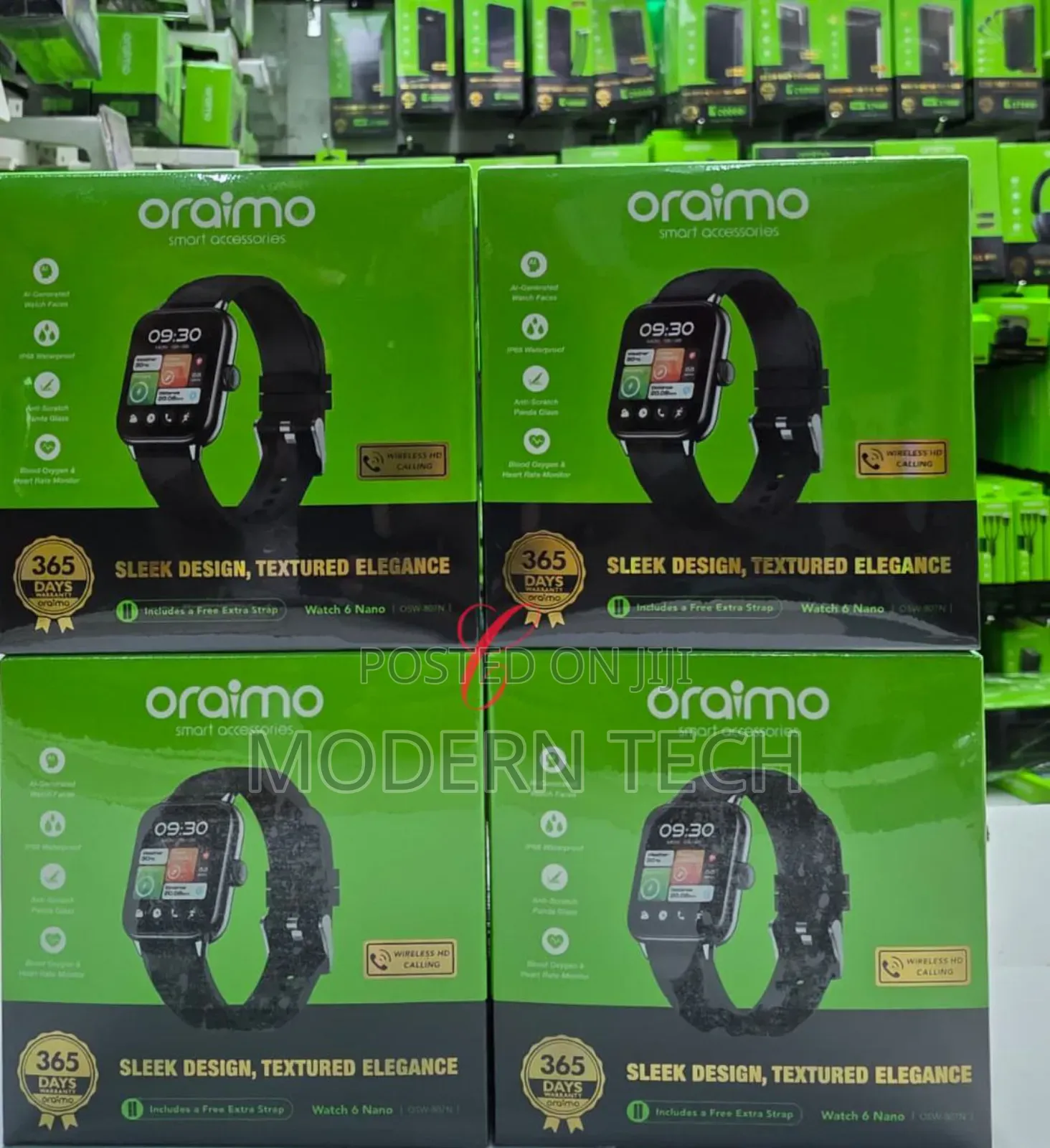 Oraimo Watch 6 Nano 1.52" TFT Smart Watch