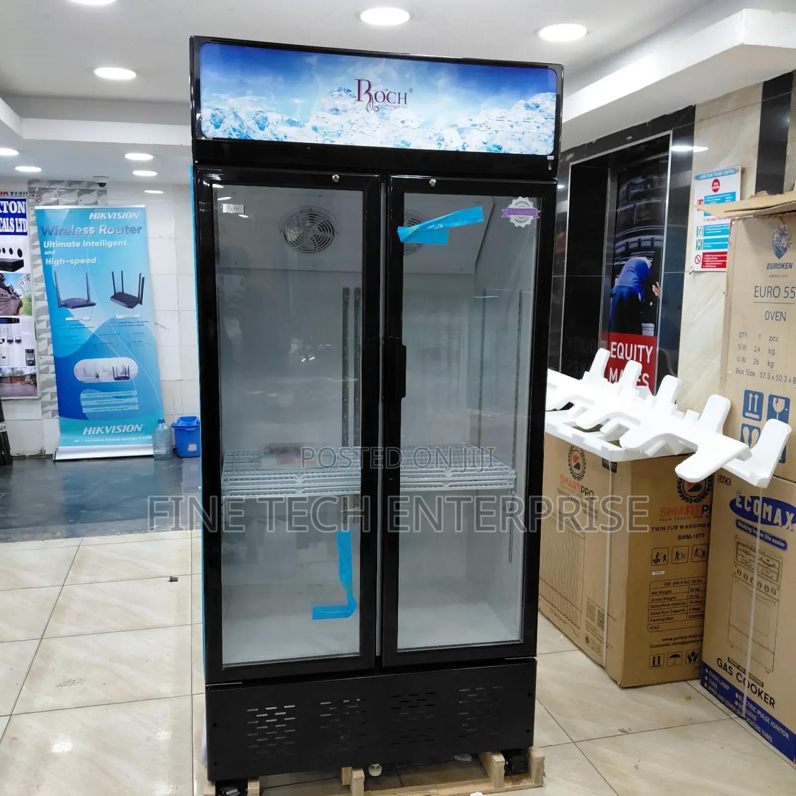 Roch 409 Litres Side By Side Showcase Chiller