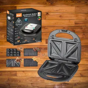 Raf R.594x 750w 6 in 1 Sandwich Donut Waffle Maker Machine