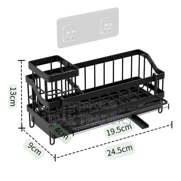 Sink Caddy With Water Draining Tray/Multifunctional Sink - thumbnail 4