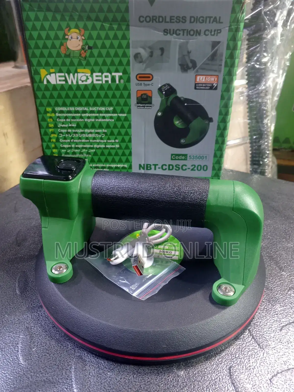 Cordless Digital Suction Cup