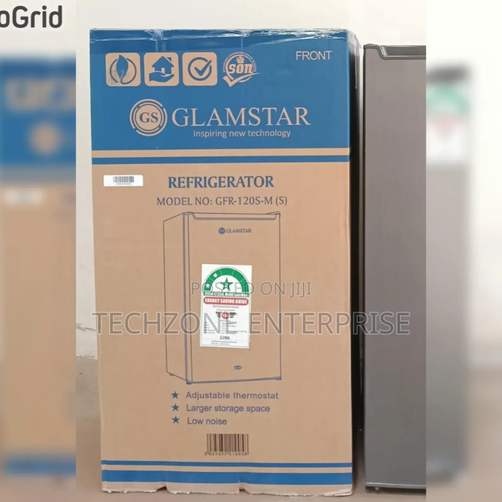 Glamstar GFR-120s - 90l Single Door Fridge, Grey
Refrigerator 