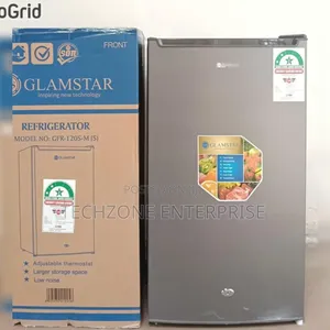 Glamstar GFR-120s - 90l Single Door Fridge, Grey
With Lock and Keys 