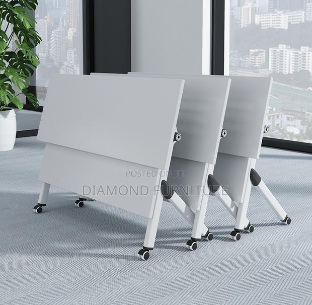 Foldable Space-Saving Training Office Desk Table - thumbnail 3