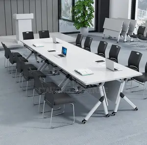 Foldable Space-Saving Training Office Desk Table